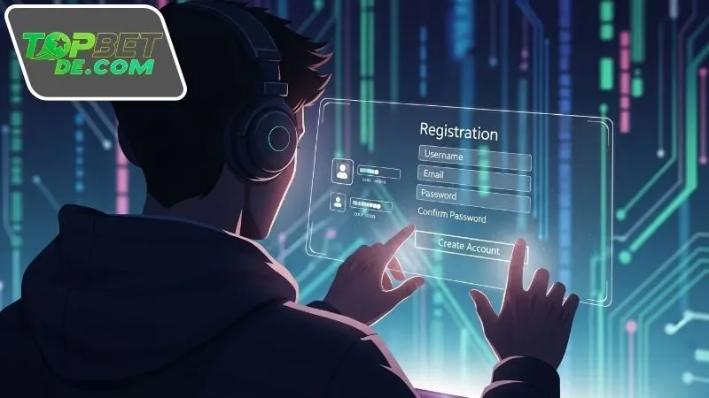 Các bước đăng ký Topbet